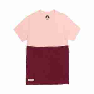 camiseta bicolor rosa