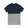 camiseta bicolor gris