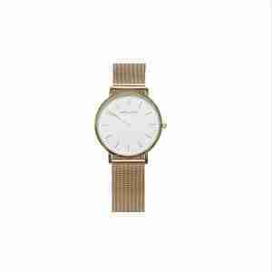 reloj dorado malla dorada