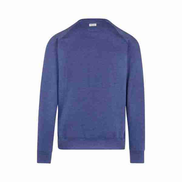 sudadera azul con bolsillo