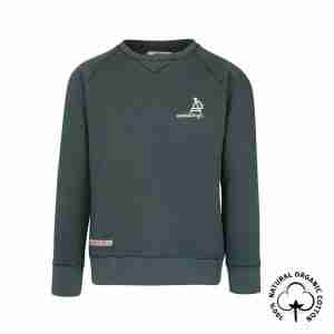 sudadera verde organica