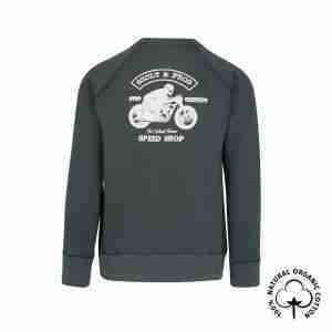 sudadera verde organica