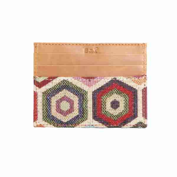 ethnic leather wallet
