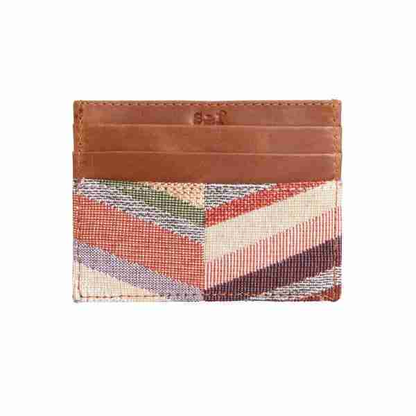 Ethnic leather wallet