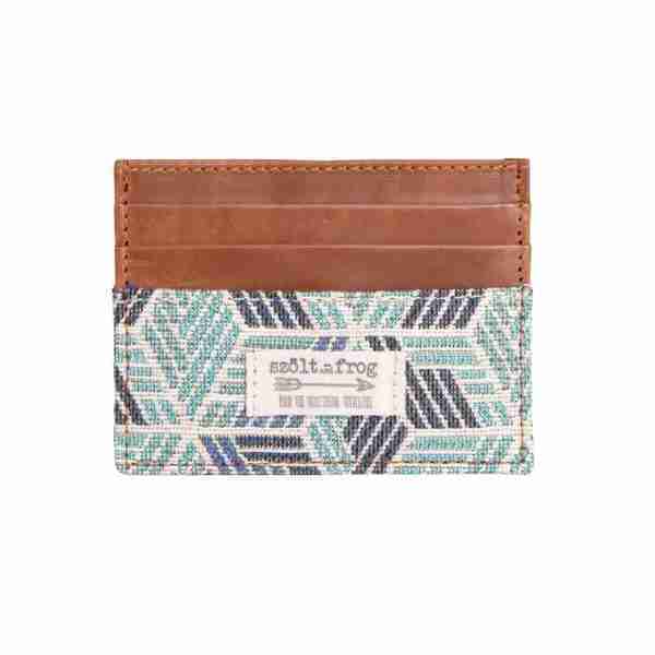 Ethnic leather wallet
